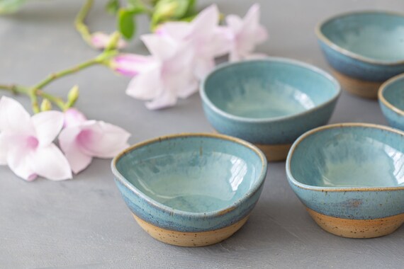 Small Bowl Set - Set of 4 - Tan Southwestern Desert