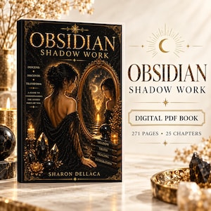 OBSIDIAN Shadow Work Book Guided Self Reflection and Emotional Awareness PDF Digital Download