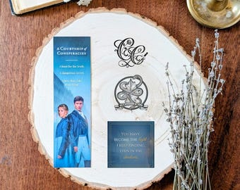 Mini Pack de Regalos: Marcapáginas Personalizado y Paquete de Pegatinas de Vinilo