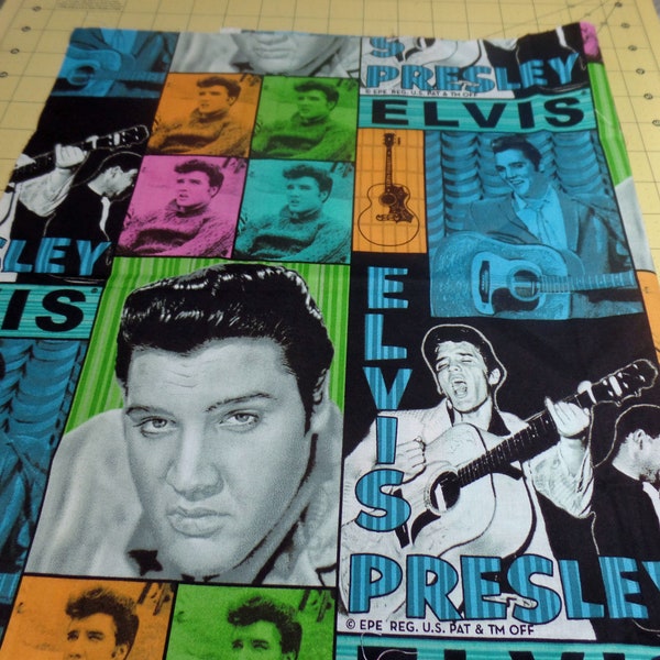 Elvis Fabric by the Yard Etsy