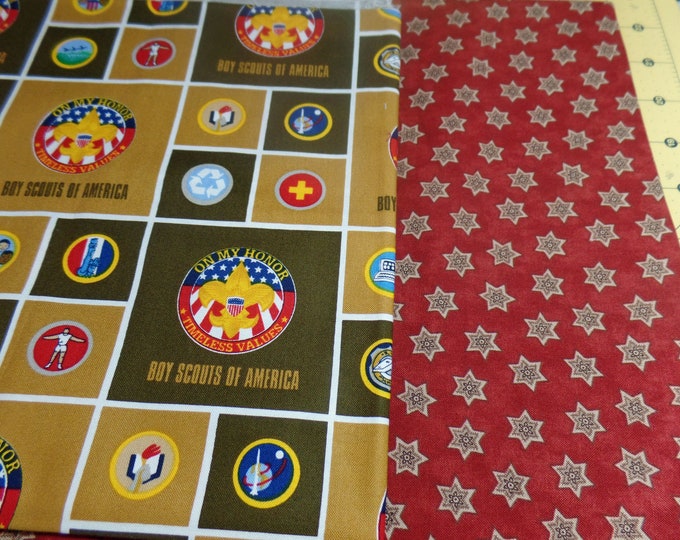 Boy Scout Theme Fabric by Moda and Fabrique Innovations Etsy