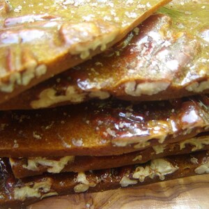 Maple Brown Sugar Pecan brittle with smoked salt image 3