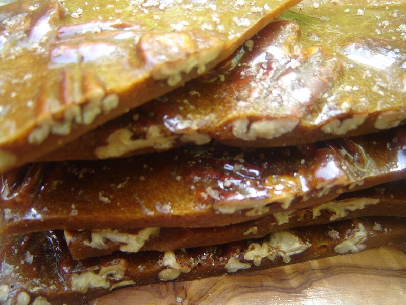 Maple Brown Sugar Pecan brittle with smoked salt image 3