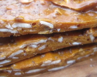 Almond with  Alder Smoked Sea Salt - Bodacious Brittle