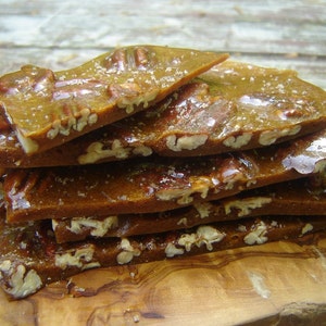 Maple Brown Sugar Pecan brittle with smoked salt image 2