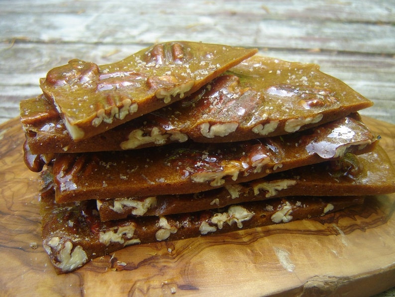 Maple Brown Sugar Pecan brittle with smoked salt image 2