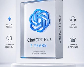 ChatGPT Plus / Pro Accès partagé | Derniers modèles GPT | 24 mois | Livraison numérique