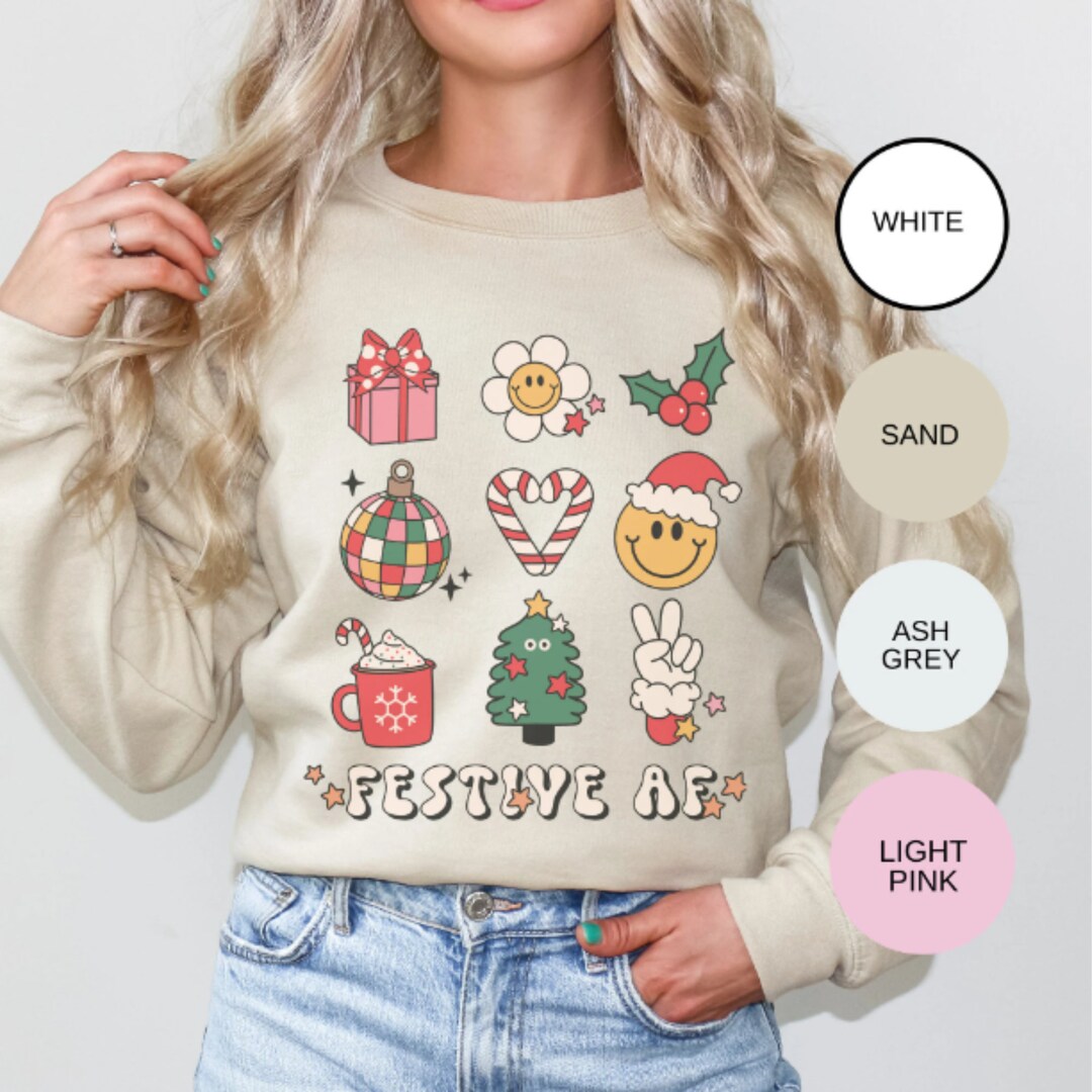 Christmas Sweatshirt Women's Christmas Sweatshirts Etsy