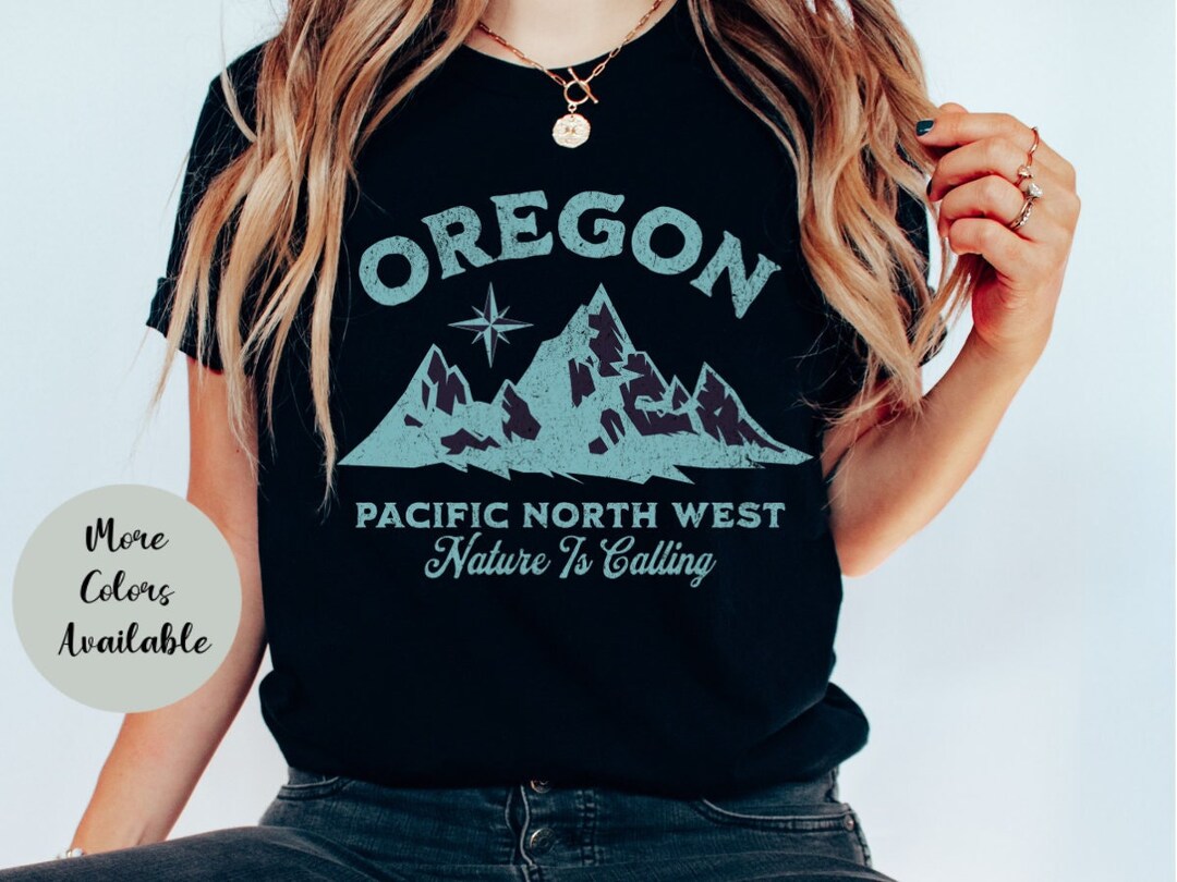 Oregon Pacific Northwest T Shirt Retro Vintage Style Nature - Etsy