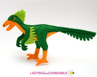 Felt TROODON Dinosaur.