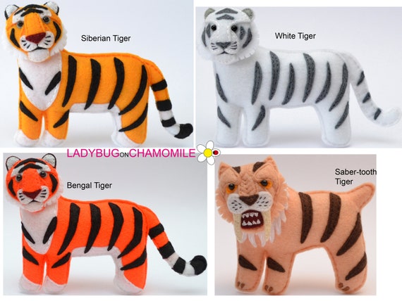 stuffed saber tooth tiger