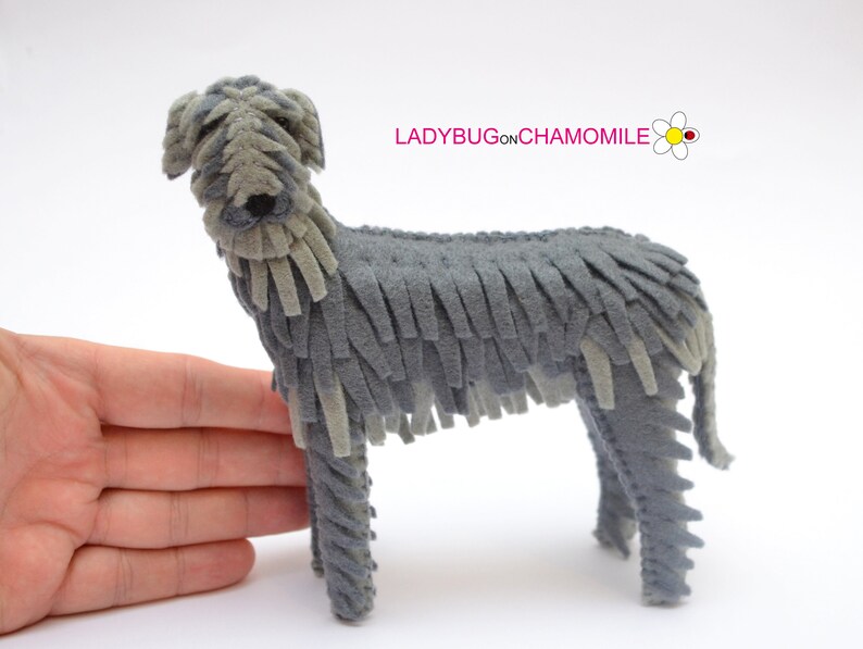 Felt IRISH WOLFHOUND Ornament Toy Etsy