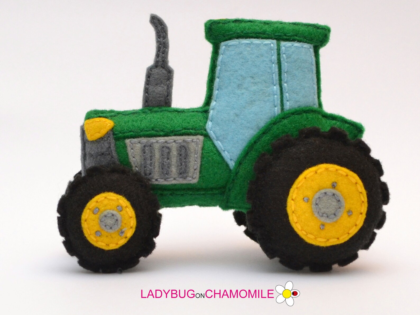 Felt TRACTOR Ornament Toy. Etsy Canada