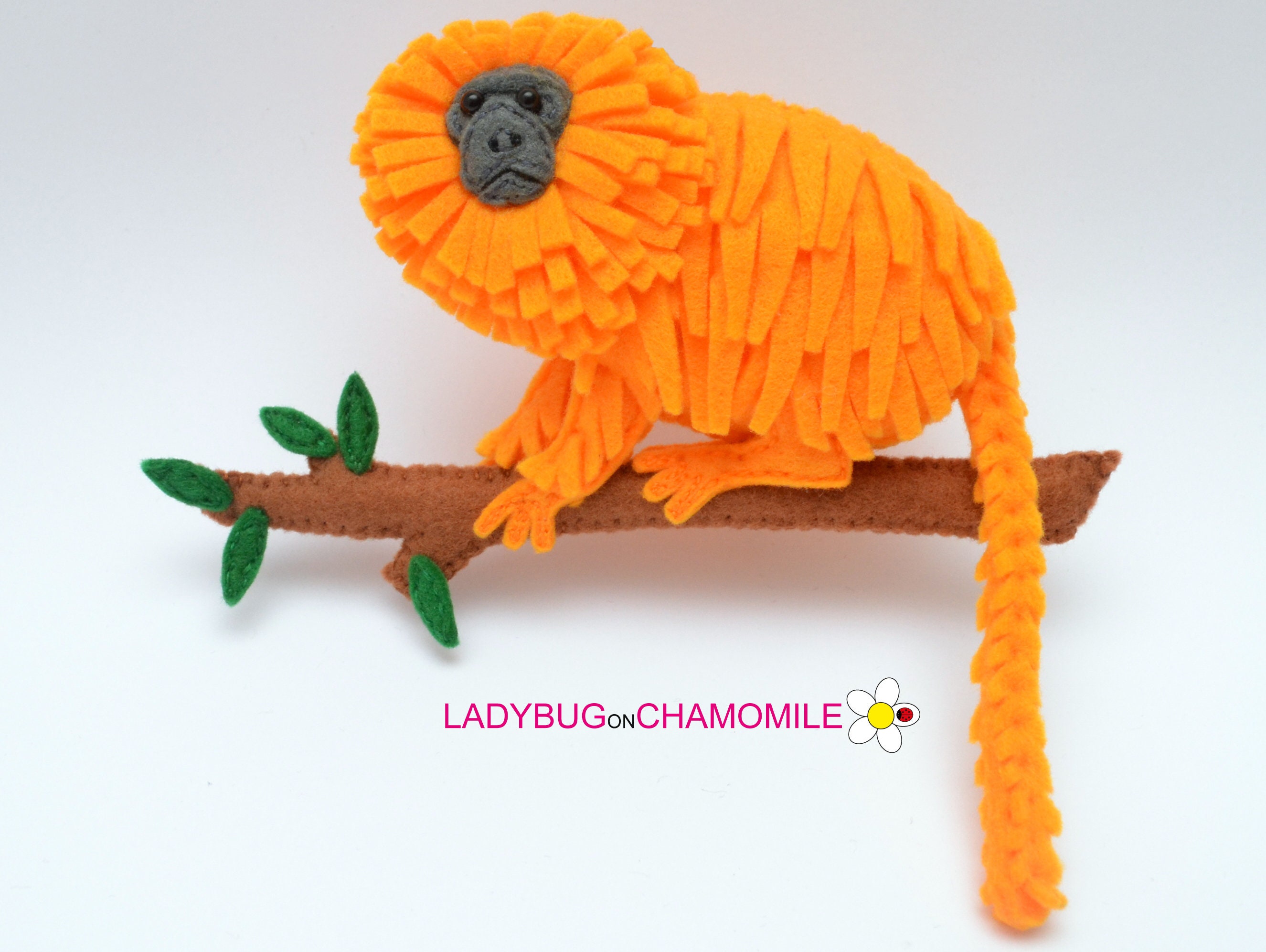 Golden lion tamarin stuffed animal 2025