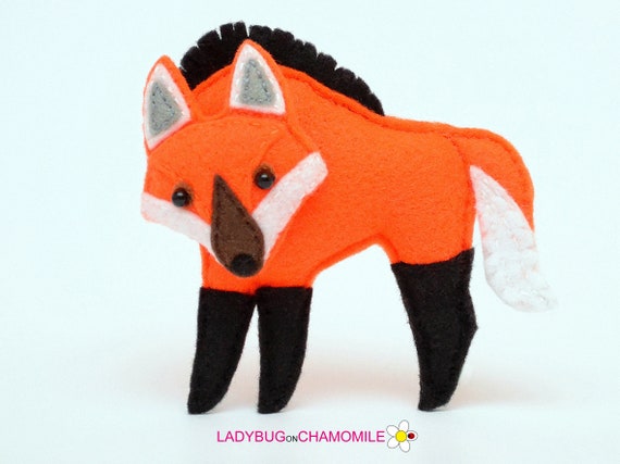 maned wolf plush