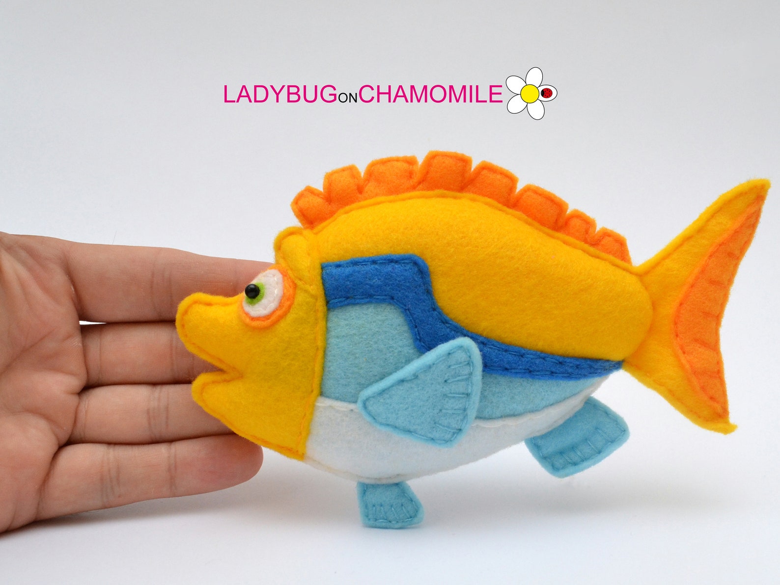 SPLASH and BUBBLES TV Show Fishes Felt Toys Ornaments Etsy