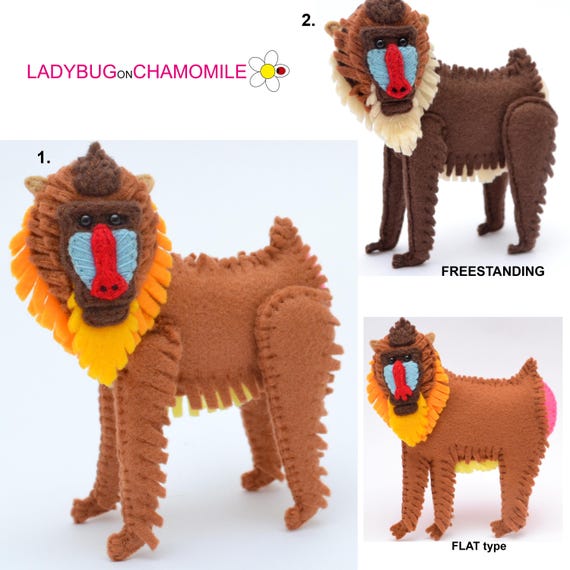 maed for mini Blocked Baboon sweater 4Y（Bunny knit toy | dark  