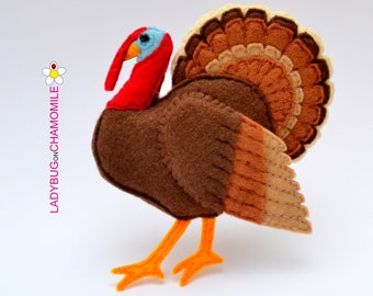 TURKEY felt Toy, Ornament