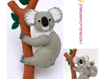 KOALA felt Toy, Ornament