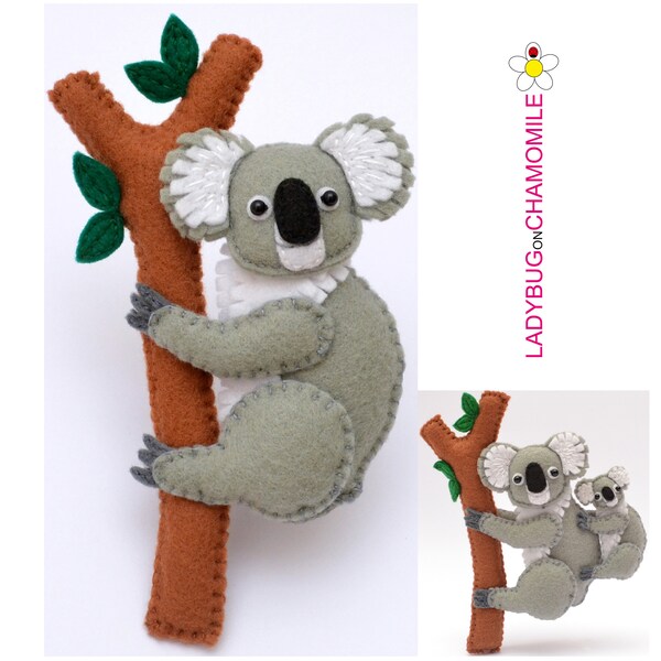 Felt Koala House Bag W/ Koala Toy