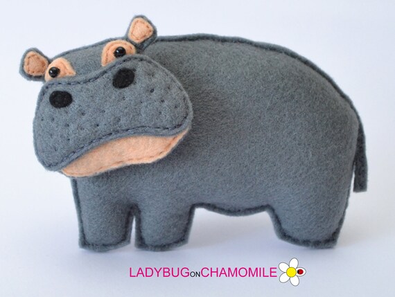 Happy Hippo Fun Colorful Mini Magnet Birthday Party Wedding Favors 