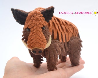 Figurine 3D De Sanglier - Jouet éducatif Réaliste Pour Collectionneurs Et Amoureux Des Animaux
