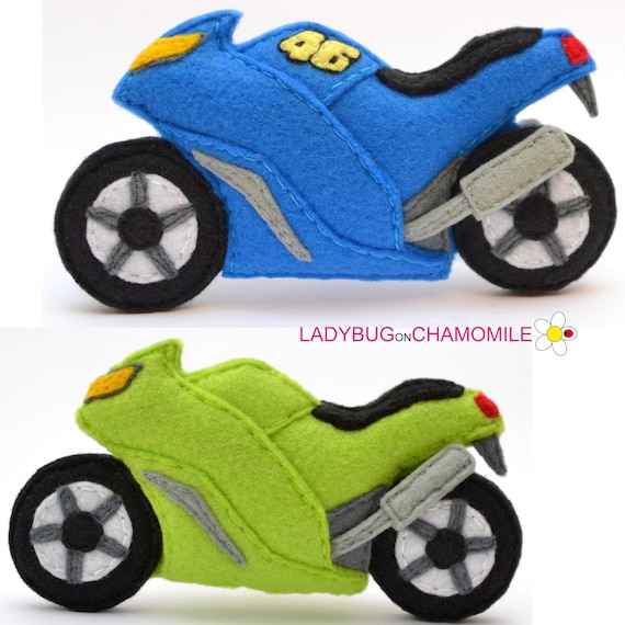 Blue sales motorbike toy