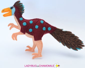 Felt DROMEOSAURUS Toy, Ornament
