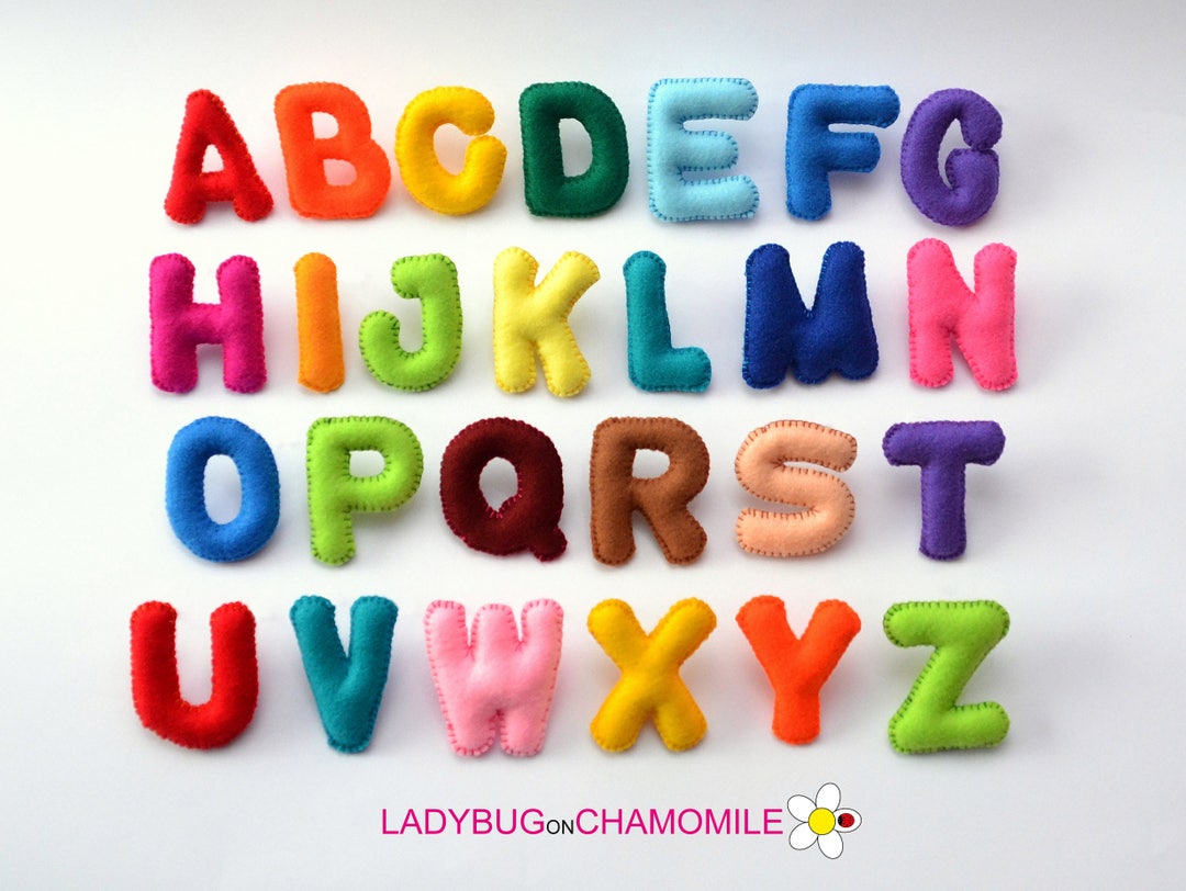 Felt ALPHABET. Etsy
