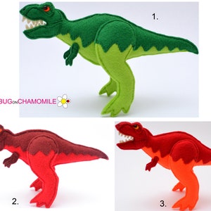 Felt T-REX (TYRANNOSAURUS) Dinosaur Ornament, Toy