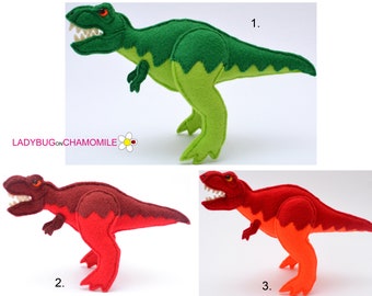 Felt T-REX (TYRANNOSAURUS) Dinosaur Ornament, Toy