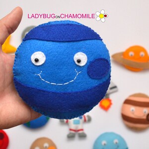 Felt Solar System Planets | Handmade Planet Set | Montessori Space Toys ...