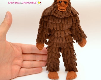 Felt SASQUATCH Toy, Ornament