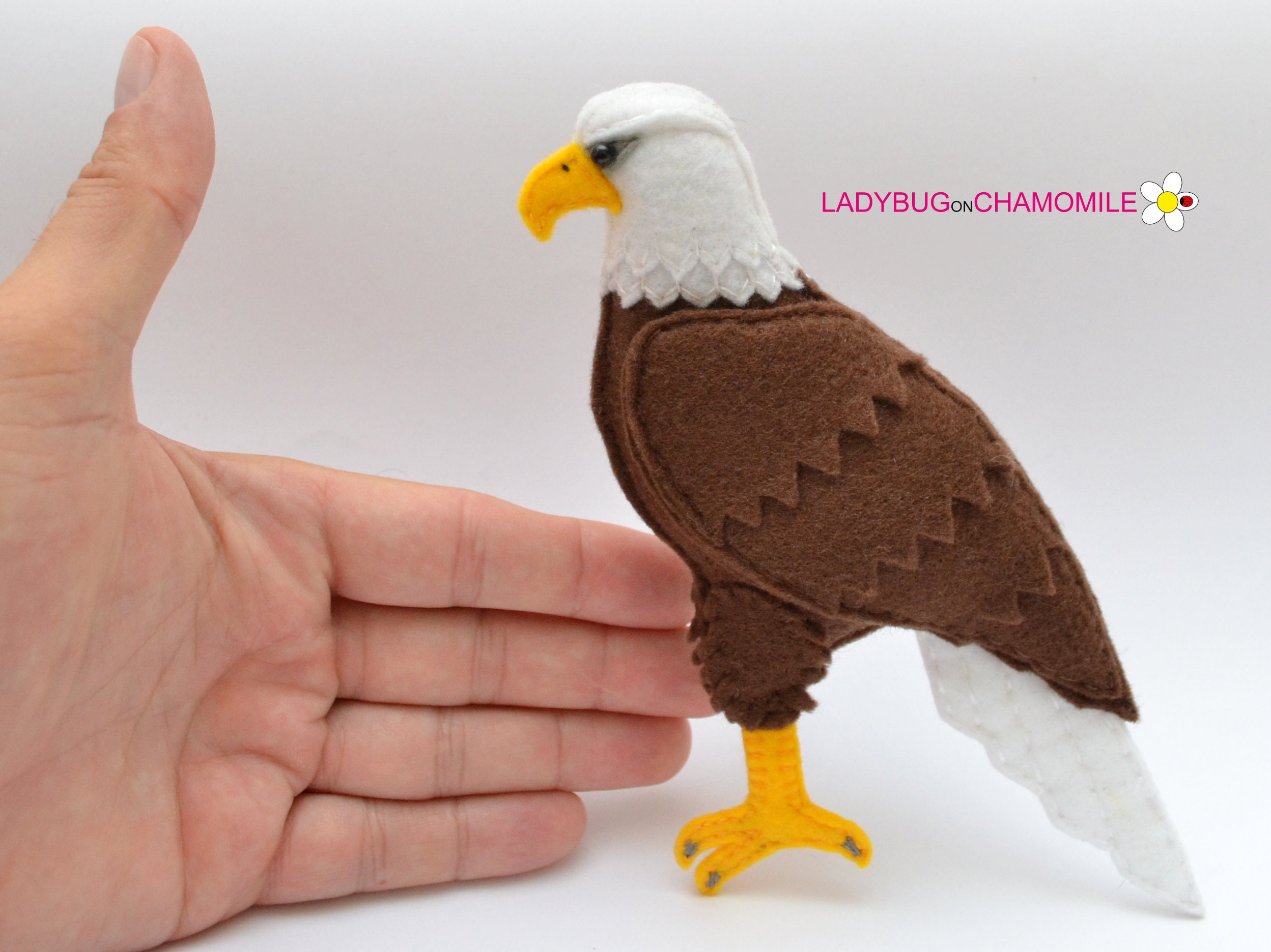 ハクトウワシ フェルトおもちゃ、オーナメント、マグネット - Etsy 日本