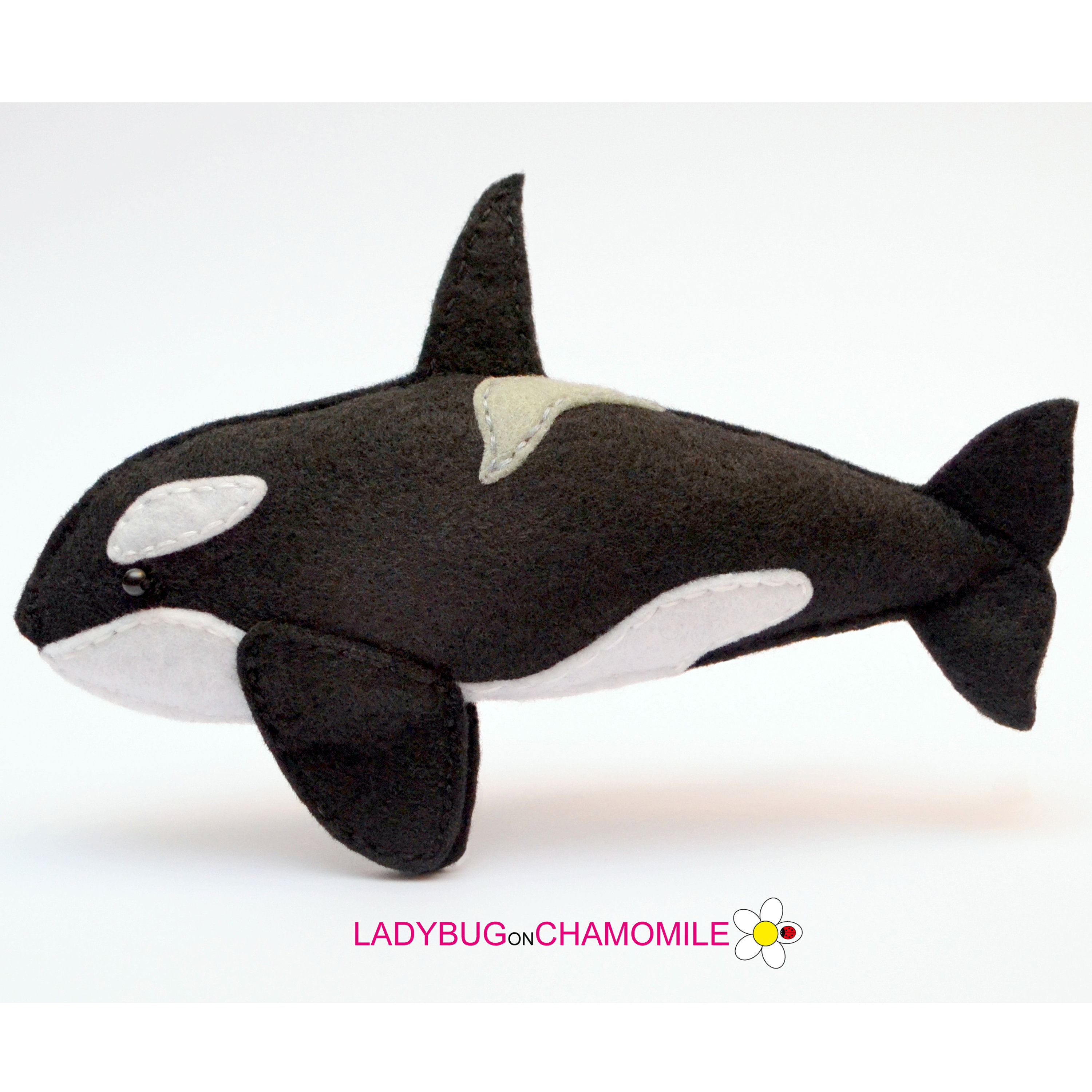 ORCA（シャチ）フェルトおもちゃ、オーナメント、マグネット - Etsy 日本