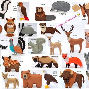 Ornements Animaux Forestiers En Forme De Gland, Ornements