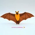 FLYING FOX BAT felt Toy, Ornament, Magnet product logo