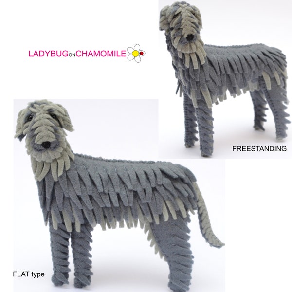 Irish Wolfhound Toy Etsy