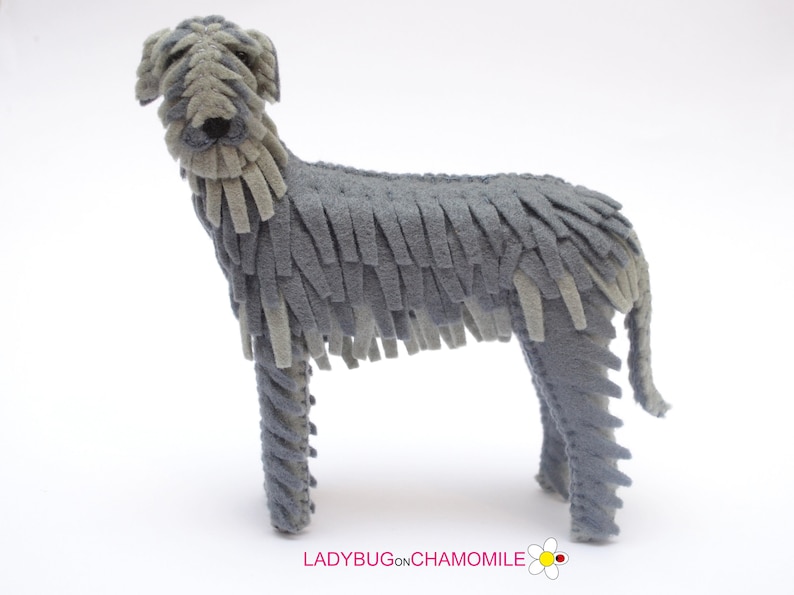 Felt IRISH WOLFHOUND Ornament Toy Etsy
