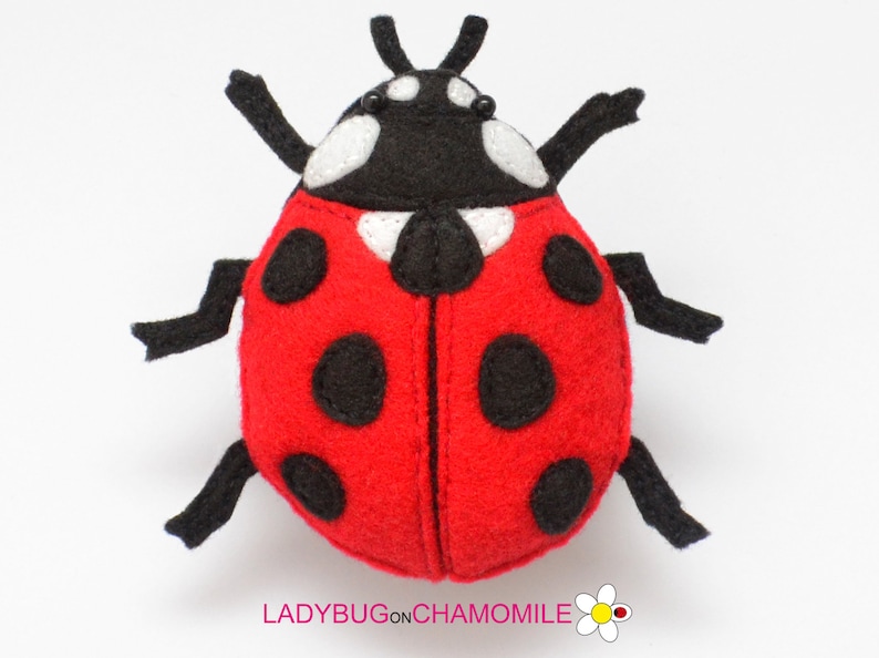 LADYBUG ladybird Felt Toy Ornament Keychain Etsy