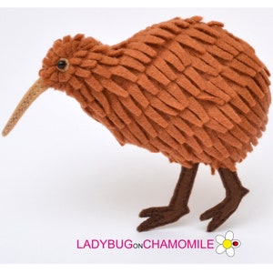 KIWI Bird felt Toy, Ornament