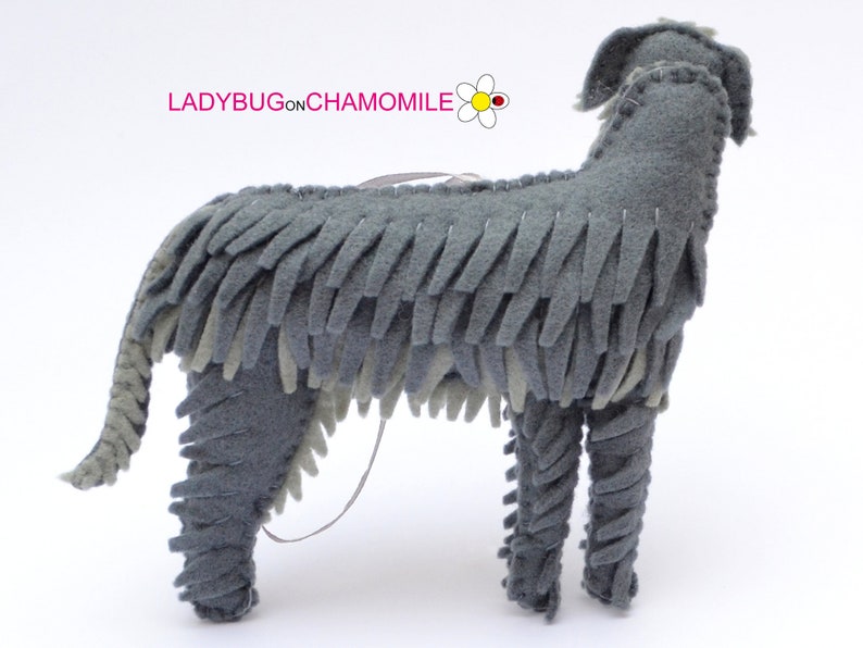Felt IRISH WOLFHOUND Ornament Toy Etsy