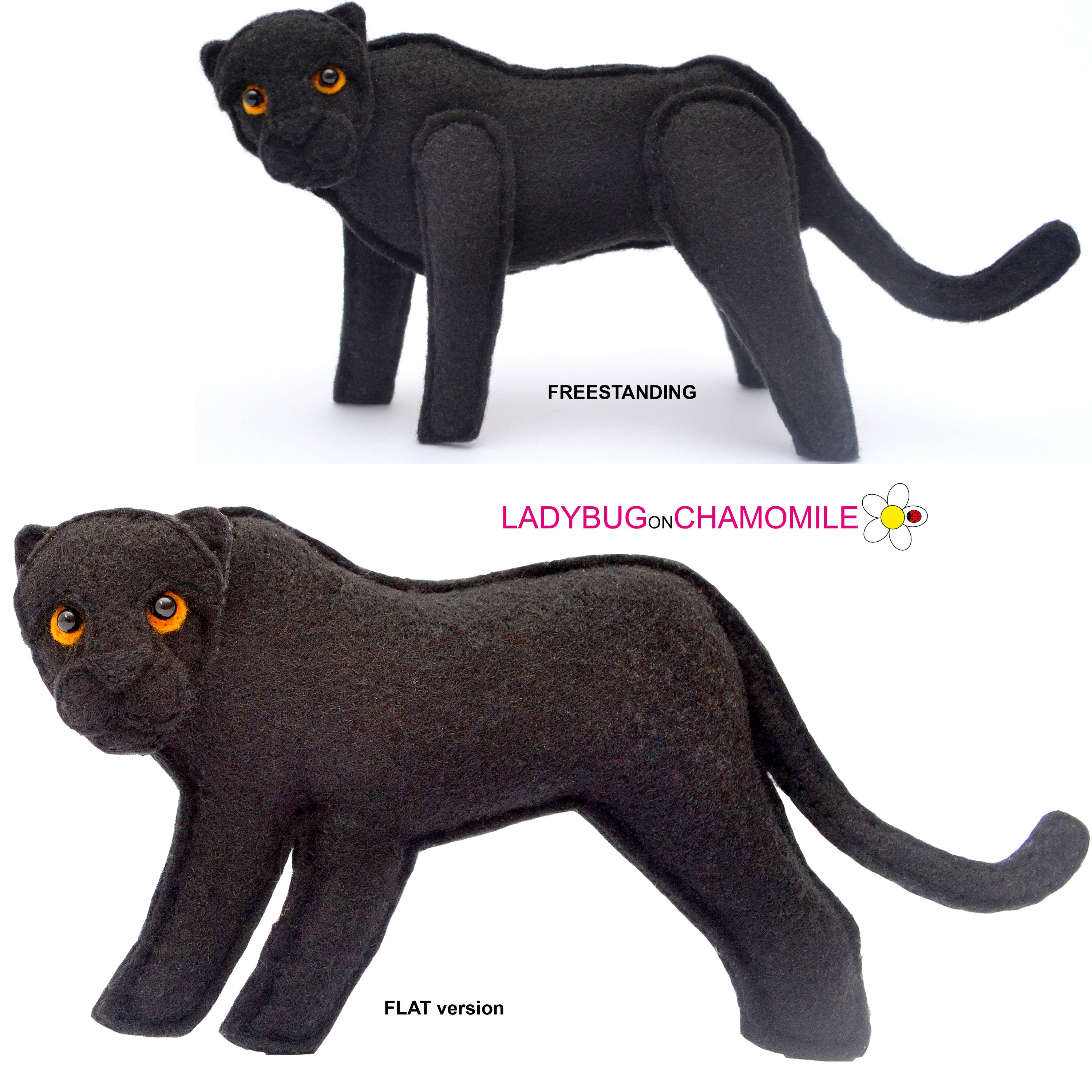 Black panther cuddly toy sale