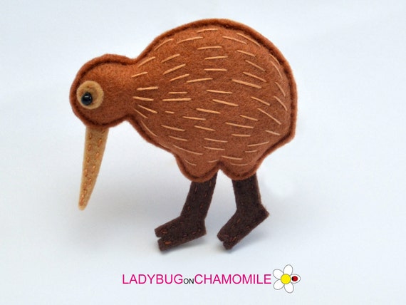 Feutrine Oiseau Kiwi Garni De Feutre Kiwi Oiseau Aimant Ou Ornement Le Jouet Oiseau Kiwi Australien Oiseaux Décor De Crèche Aimant Oiseau Kiwi