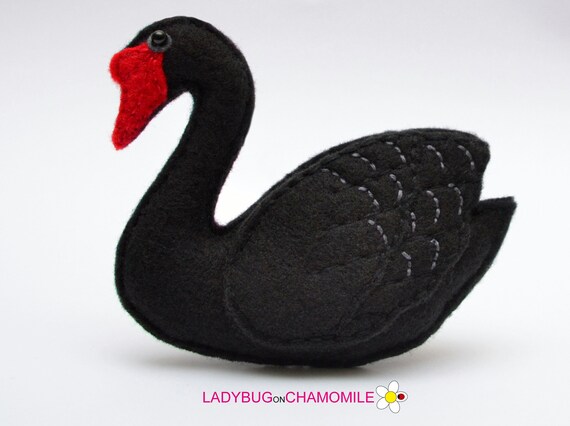 black swan stuffed animal