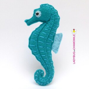 SEAHORSE felt Toy, Ornament, Magnet