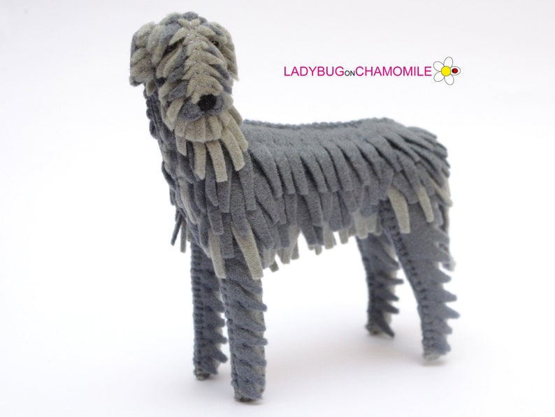 Felt IRISH WOLFHOUND Ornament Toy Etsy