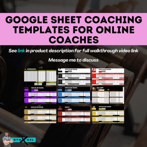 Google Sheets Coaching System for Online Fitness Coaches