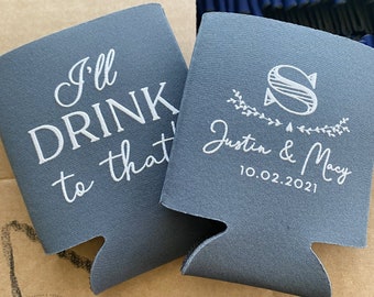 formal wedding can coosy new last name classy can coolie Elegant last name wedding can cooler classy wedding favor wedding can coosies