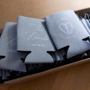 Oyster Roast Party Favors: Its About Shucking Time Wedding Can Coolers image 9
